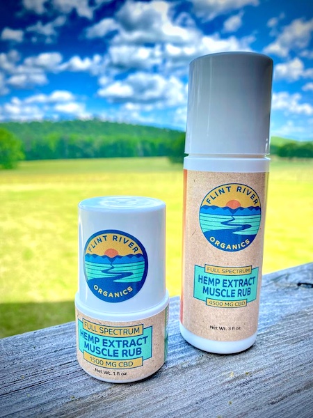 flint river organics cbd muscle rub